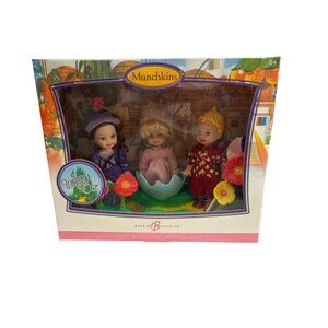 Vintage Kelly Doll Collection Easter Flower Garden Figurine Set - 2006